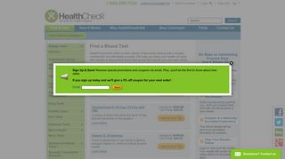 Find A Test - HealthCheckUSA