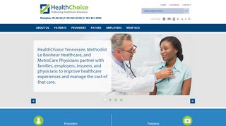 HealthChoice - Home Page