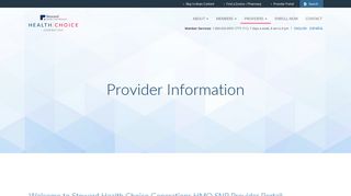 Provider Information | Health Choice Generations