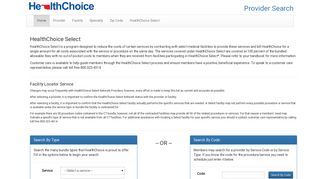 HealthChoice Select - State of Oklahoma