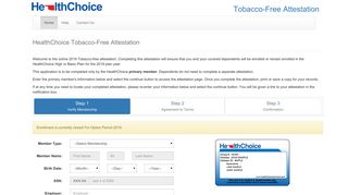 Tobacco-Free Attestation - HealthChoice | Oklahoma City, OK