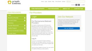 PA Health & Wellness Provider Portal & Resources | PA Health ...
