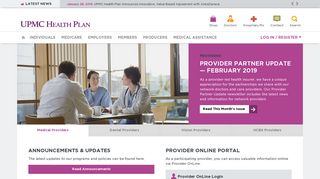For Health Care Providers | UPMC Health Plan