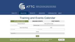 ATTC Network Training and Events Calendar - ATTC Addiction ...