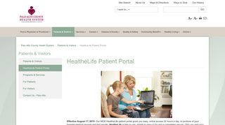 HealtheLife Patient Portal - Palo Alto County Health System