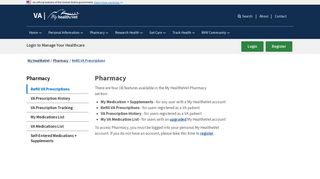 Refill VA Prescriptions - My HealtheVet