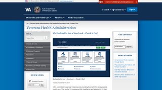 My HealtheVet has a New Look - Check it Out! - Veterans ... - VA.gov