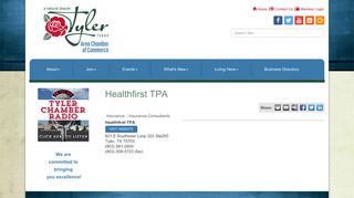 Healthfirst TPA | Insurance | Insurance Consultants - Tyler Area ...