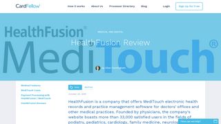 HealthFusion Review - MediTouch EHR and Practice Management