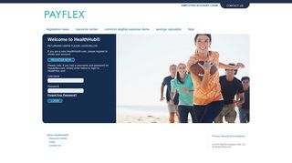 Employee Account Login - HealthHub® - Welcome - PayFlex