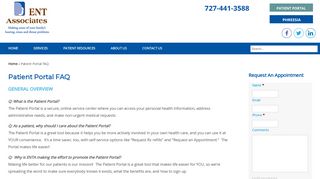 Patient Portal FAQ - ENT Florida - ENT Associates