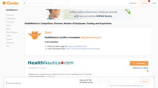 HealthNautica Competitors, Revenue and Employees - Owler ...