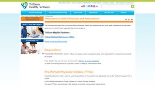 Staff / Physician / Professionals - Trillium Health Partners