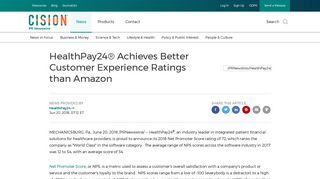 HealthPay24® Achieves Better Customer Experience Ratings than ...