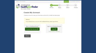 Create My Account | Washington Healthplanfinder