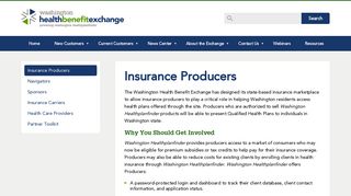 Insurance Producers | Washington Health Benefit Exchange ...
