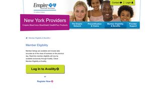 Member Eligibility & Panel Listing | New York Providers - Empire BCBS