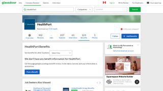 HealthPort Employee Benefits and Perks | Glassdoor.ca