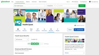 Health Quest Employee Benefits and Perks | Glassdoor