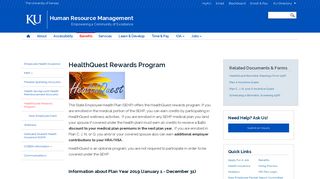 HealthQuest - KU Human Resources - The University of Kansas