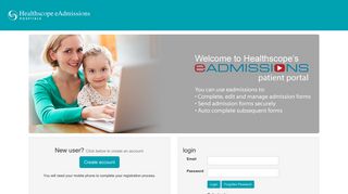 Healthscope e-Admissions
