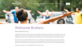 Welcome Brokers – HealthSCOPE Benefits