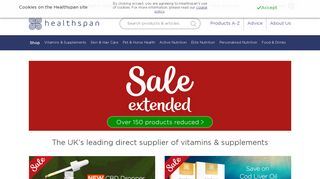 Healthspan The UK's leading direct supplements supplier