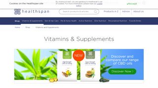 Vitamins and Supplements | Healthspan