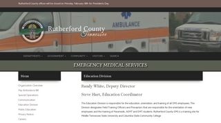 EMERGENCY MEDICAL SERVICE - Rutherford County