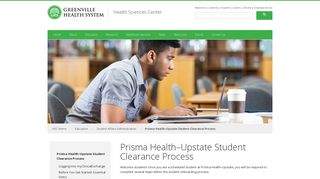Prisma Health–Upstate Student Clearance Process - GHS Health ...