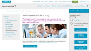 HealthStream® E-Learning | Hartford HealthCare