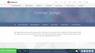 Customer Spotlights - HealthStream