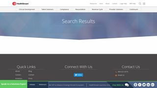 HealthStream - Search Results