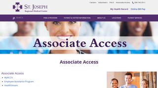 Associate Access > St Joseph Regional Medical Center