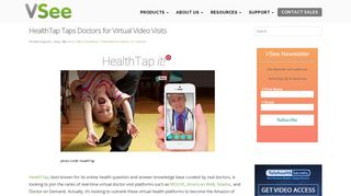 HealthTap Doctors Wanted for Virtual Video Visits - VSee