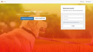 Login to HealthTrak - PetSci