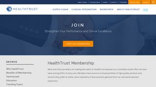 Become a Member of HealthTrust Today