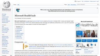 Microsoft HealthVault - Wikipedia