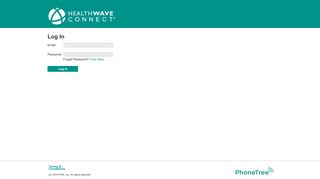 HealthWave Connect Log In