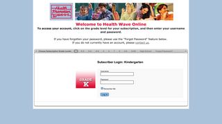 Health Promotion Wave Sign-In