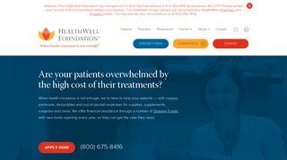 Providers & Advocates - HealthWell Foundation