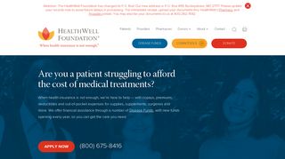 Patients - HealthWell Foundation