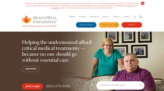 HealthWell Foundation: When health insurance is not enough