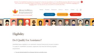 Eligibility - HealthWell Foundation