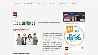 HealthXnet Eligibility - Hospital Services Corporation