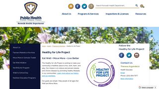 Healthy for Life Project | Norwalk, CT - Official Website