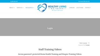 Login | Healthy Living Network