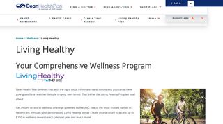 Living Healthy - Dean Health Plan's Health & Wellness Program ...