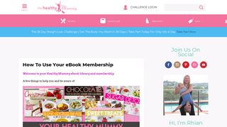 How To Use Your eBook Membership - The Healthy Mummy