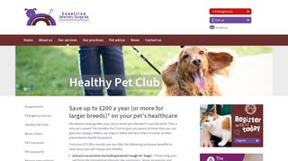 Healthy Pet Club | Coastline Veterinary Surgeries